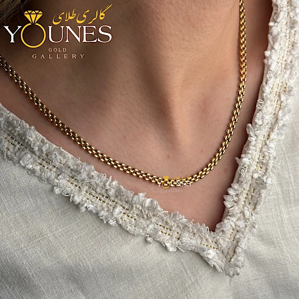 زنجیر طلا رولکس گندم